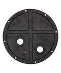 Sewage Basin Cover With Flanges And Cord Grommet, Gas Tight Odor Free Seal, Heavy Duty Structural Foam Construction, Reusable PVC Seal