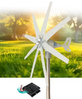 High Efficiency 18000W Wind Turbine Kit With 8 Blade Windmill For 12V 24V 48V Off Grid Homes Boats Cabins And Terraces Controller Included Low Starting Torque Three Phase Permanent Magnet Generator.