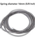 Bad To The Bone Manganese Steel Drill Powered Snake Auger, 16mm coils for clearing clogs in sinks and tubs.