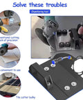 45 Degree Ceramic Stone Chamfering Tool Stand For Angle Grinders with blades and hose for precise tile cutting