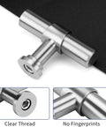 25 Pack Brushed Nickel Cabinet Knobs And T Bar Drawer Pulls For Kitchen And Dresser Single Hole Silver Drawer Hardware