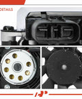Plug And Play Drop In Cooling Fan Assembly For Nissan Leaf Ev 2011 2013 Engine Radiator Upgrade connector and fan detail
