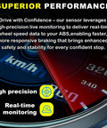 Speedometer highlighting features of Rear ABS Wheel Speed Sensor Left And Right For Jeep Wrangler 2007 To 2017 And Liberty 2008 To 2012