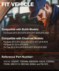 List of vehicle compatibility for Premium Front Wheel Bearing Hub Assembly Fits Chevrolet Sonic And Buick Encore.