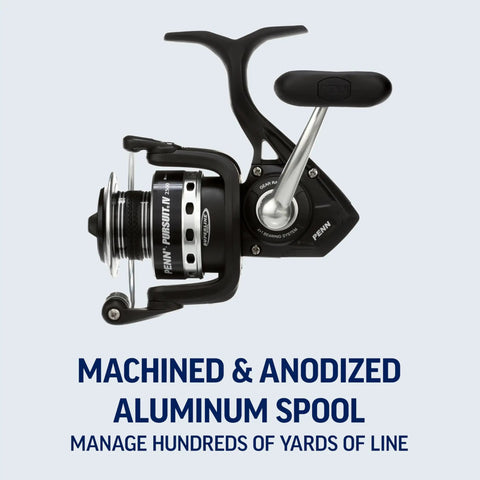 Nearshore Offshore Spinning Fishing Reel 8000 Size With HT100 Front Drag 25Lb Max Drag shown with anodized aluminum spool