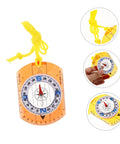 Orienteering Compass Pointer Lightweight Hiking Navigation Tool For Outdoor Adventures Go To Camping And Travel Gear With Luminous Coating