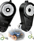 Two Pack 24V RS555 40000RPM High Speed Ride On Motor With Gearbox For Kids Electric Cars Beefed Up Drive Engine Replacement