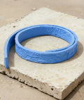 Concrete Texture Edge Form for Pools and Cabinets, 90.55 Inch by 2.75 Inch Blue PU Mold, Seamless Stamping and High Temperature Molding
