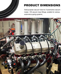 Super Cool 6-Piece Silicone Vacuum Line Kit With Huge Hose Connectors Set For Cars Heat Resistant Tubing Perfect For Various Auto Piping Systems And Engine Swaps Make Your Ride Look And Run Smoother, black hoses on engine swap