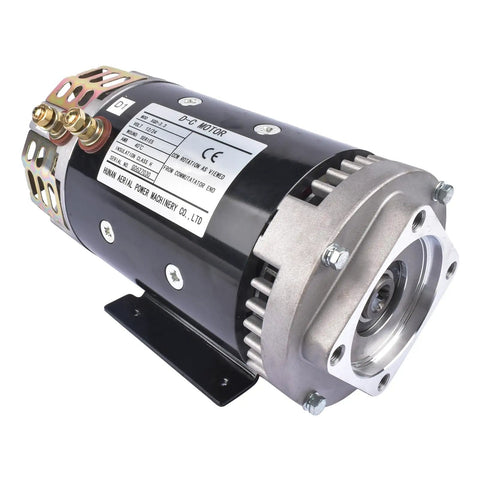 Beefed Up 24VDC 4.5HP Hydraulic Pump Motor Cross Reference 40844 48044GT Replacement Part For GS Series Scissor Lifts Fits GS2046 GS2632 GS4047 Industrial Aerial Equipment Hydraulic Power Replacement Parts, black DC motor