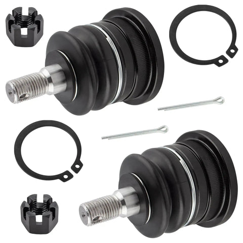 Front Suspension Kit For Nissan Frontier 1998 1999 2000 2001 2002 2003 2004 2.4L 2WD Pack Of 7 Includes Front Center Drag Links Upper And Lower Ball Joints Stabilizer Sway Bar Links For A Smooth Quiet Ride, two ball joints and hardware
