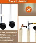 Installation guide for Plastic Casters Set Of 4 With M8 Grip Neck Stem 1 Inch Nylon Swivel Caster Wheels on table legs