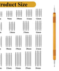 Heavy Duty Watch Band Pins And Spring Bar Tool Kit With 76 Stainless Steel Pins of various sizes from 8-26mm displayed
