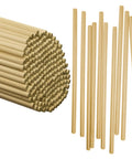 Premium 18 Inch Wooden Dowels Pack Of 36 Smooth Craft Rods, bulk pack of straight wooden dowels for DIY projects.