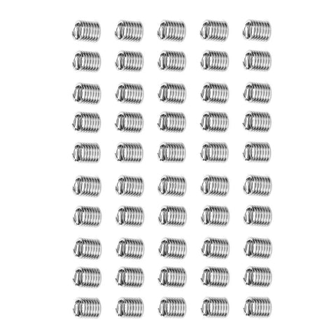 Fifty Pack Badass 304 Stainless Steel Wire Thread Inserts And Helical Coils For Mechanical Damage Repair Zero Hassle Fixes That Keep Your Rig Running With Solid Knuckle Ready Power