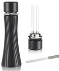 Espresso Distribution Tool With Six Plus Six Needle Set 0.4mm Espresso Stirrer Aluminum Handle And Stand Pro Barista Grade