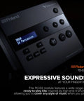 Close-up of TD-02 module from Dope Entry Level Electronic Drum Kit With Expressive Playability, showing controls and display.