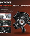 Front Steering Knuckle And Wheel Bearing Hub Assembly For VW Beetle Golf And Jetta Fits 2002 To 2010 Beetle Right Replacement LK008 1J0407256AG