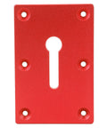 Locking Pliers Mounting Plate For Secure Workholding On Your Workbench Heavy Duty Aluminum 6061 Alloy Vise Jig In Red