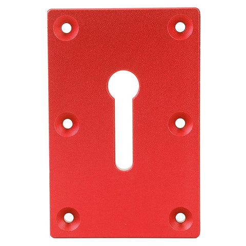 Locking Pliers Mounting Plate For Secure Workholding On Your Workbench Heavy Duty Aluminum 6061 Alloy Vise Jig In Red