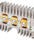 Slick 1 Wire Alternator Conversion Kit For 1971 To 1986 Gm Delco 10Si voltage regulator with heat sink and connectors.