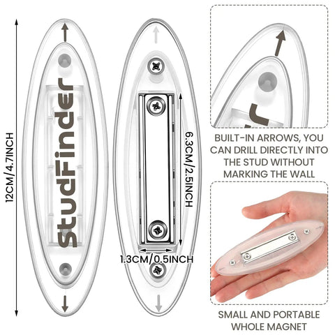 Top Shelf Magnetic Stud Finder Two Pack Detects Screws Nails And Metal Inside Drywall With Hella Deep Range Made Easy For Weekend Warriors Who Want Real Deal Results Without The Stress Any Saturday