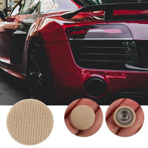 30 Piece Car Headliner Repair Kit With Roof Rivets And Installation Tool For Beige Flannel Car Roof Liner Fix Pins Interior Ceiling Fabric Retainer Clips DIY Friendly Quick Fix close-up view