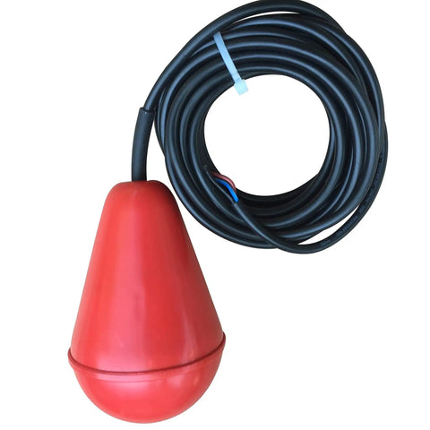 Heavy Duty Septic Float Switch For Wastewater Pumps Up To Half Horsepower Mercury Free Self Orienting Tank Float With 20 Foot Cable