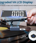 Digital Stylus Force Gauge With 0.01g Resolution And 5g Capacity For Turntable Setup Dope Blue LCD Display on tonearm