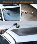 Heavy Duty Metal Garden Hose Wand With 16 Inch Sprayer, 9 Watering Patterns used for car window and roof cleaning