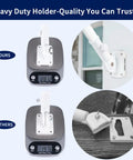 Heavy Duty Aluminum Flag Pole Holder With No Sweat Setup, Adjustable Outdoor Mounting Bracket for secure flag display.