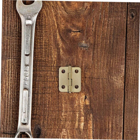 Small Decorative Iron Hinges With Screws For Jewelry Boxes And Dollhouse DIY Crafts 40pcs 270 Degree Miniature Hinges