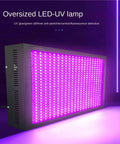 Heavy Hitter UV Curing Lamp At 365Nm, oversized unit with LED lights for quick resin drying and 3D printing use.