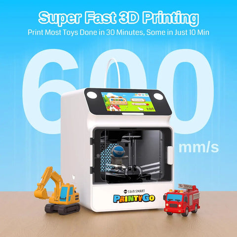 Next Level Mini 3D Printer For Kids With Auto Leveling And Hella Safe Kid Friendly Frame Plus Five Inch Touch Screen And Zero Fuss Preassembled Build Making It A Legit Stem Gift