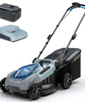 18 Inch 40V Max Brushless Cordless Push Lawn Mower With 4.0Ah Battery, 148Wh Total Power, Charger Included, Up To One Eighth Of An Acre Coverage, About 30 Minute Runtime, Lightweight, Easy Start, Mulch And Side Discharge Options, with battery and charger