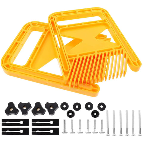 Multifunction Woodworking Boards Kit With Extended Table Saw Safety Guard For Engraving And Clamping Tasks CNC Engraving Accessory Set