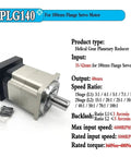 Plug And Play Planetary Gearbox Delivering Rock Solid 3 Arcmin Precision And Smooth Helical Gears For Nema 23 And 180 Servo Motors Built Tough Speed Reducer Gear Ratio 3 To 100 To 1 with 40mm output.