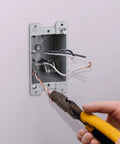 Installing 1 Gang PVC Old Work Electrical Outlet Box For Remodels And Retrofit Installations, DIY Ready Plastic Junction Box