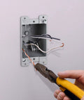 Installation of 1 Gang PVC Old Work Electrical Outlet Box For Remodels And Reno Upgrades Plastic 14 Cu In Junction Box 48 Pack