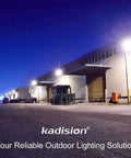 120W LED Wall Pack With Photocell For Dusk To Dawn Outdoor Lighting, 15600 Lumens At 5000K Daylight illuminating warehouse exterior
