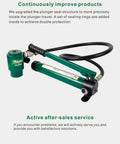 Pro-Grade 15 Ton Hydraulic Knockout Punch Kit With 10 Dies For 1/2 To 4 Inch Conduit, slug removal tool with hose