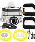 Carburetor Kit Replacement For MTD Cub Cadet WS410 WS4200 E410 E405 C410 C405 Engines And Troy Bilt TB304S TB304H TB304 Engine Models Budget Friendly Durable Fit Easy Install with gasket, foam filter, fuel lines, spark plug, fuel filters