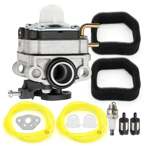 Carburetor Kit Replacement For MTD Cub Cadet WS410 WS4200 E410 E405 C410 C405 Engines And Troy Bilt TB304S TB304H TB304 Engine Models Budget Friendly Durable Fit Easy Install with gasket, foam filter, fuel lines, spark plug, fuel filters