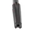 Close-up of Go-To High Speed Steel Tap For Threads Left Hand One Half Inch 10 TPI Manual Tapping Tool tip
