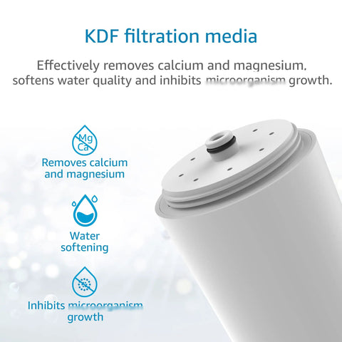 Shower Filter Replacement Cartridge For Aquasana AQ 4125 And Compatible Systems Pack Of 2 With 4 Stage Filtration KDF media