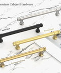Image of cabinet handle finishes including 10 Pack Champagne Bronze Cabinet Pulls 5 Inch 128mm Handle Set and other colors.