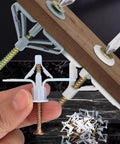 Airplane Butterfly Gypsum Board Expansion Screws Kit For Hollow Walls And Plasterboard Nylon And Stainless Steel Fixings