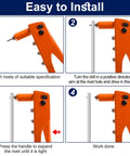 Step-by-step guide on installing 100 Pack Aluminum Blind Rivets 1/8 X 3/8 With Rugged Steel Mandrels And Broad Flanges.