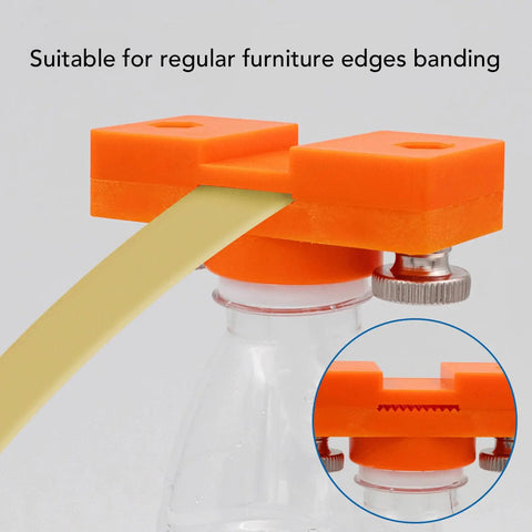 Super Straight Up Adjustable Wood Glue Applicator That Slips Right Past The Hassle For Even Coverage On Any Woodworking Job With Reliable Flow And Right On The Money Results, featuring orange ABS material for edge banding.