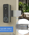 Anti Theft Doorbell Mount For AOSU Video Doorbell SE Pro Ultra No Drilling Bracket Fits Doors From Eight Tenths To Two Inches Thick
